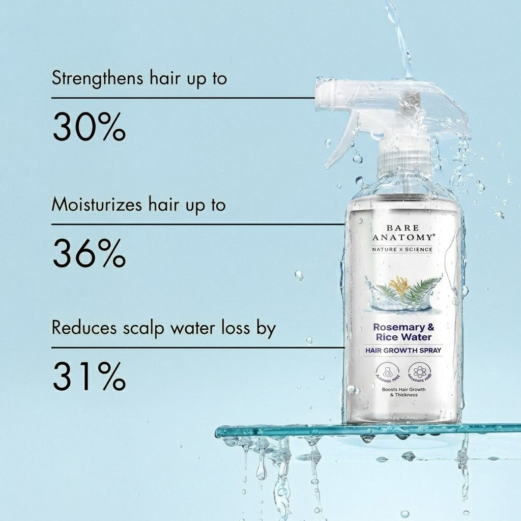 Rosemary & Rice Water Hair Growth Spray