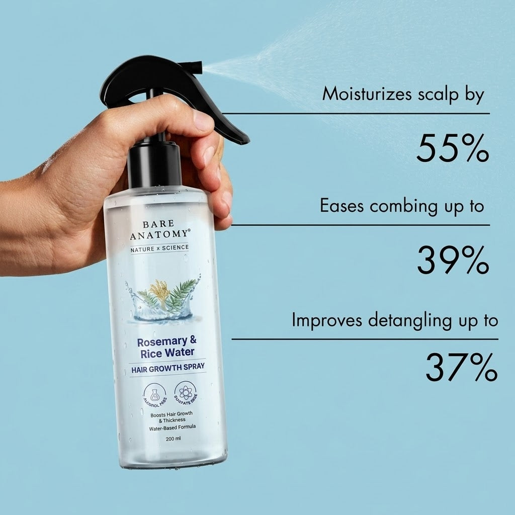 Rosemary & Rice Water Hair Growth Spray
