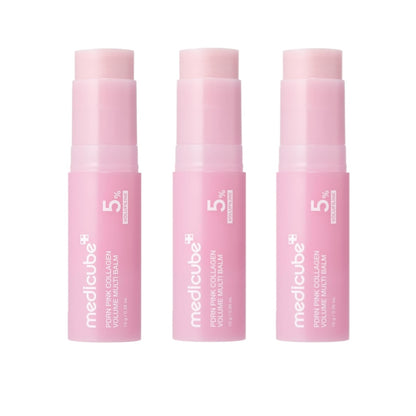 PDRN Pink Collagen Volume Multi Balm Stick -PACK OF 3