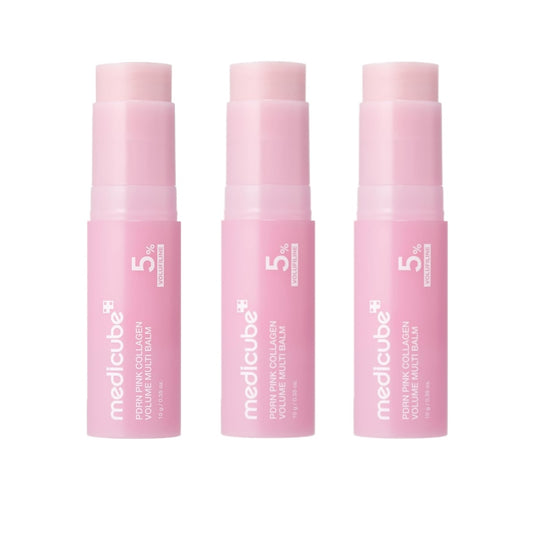 PDRN Pink Collagen Volume Multi Balm Stick -PACK OF 3