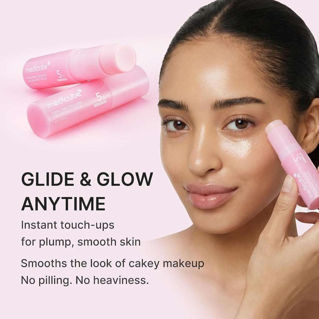 PDRN Pink Collagen Volume Multi Balm Stick -PACK OF 3