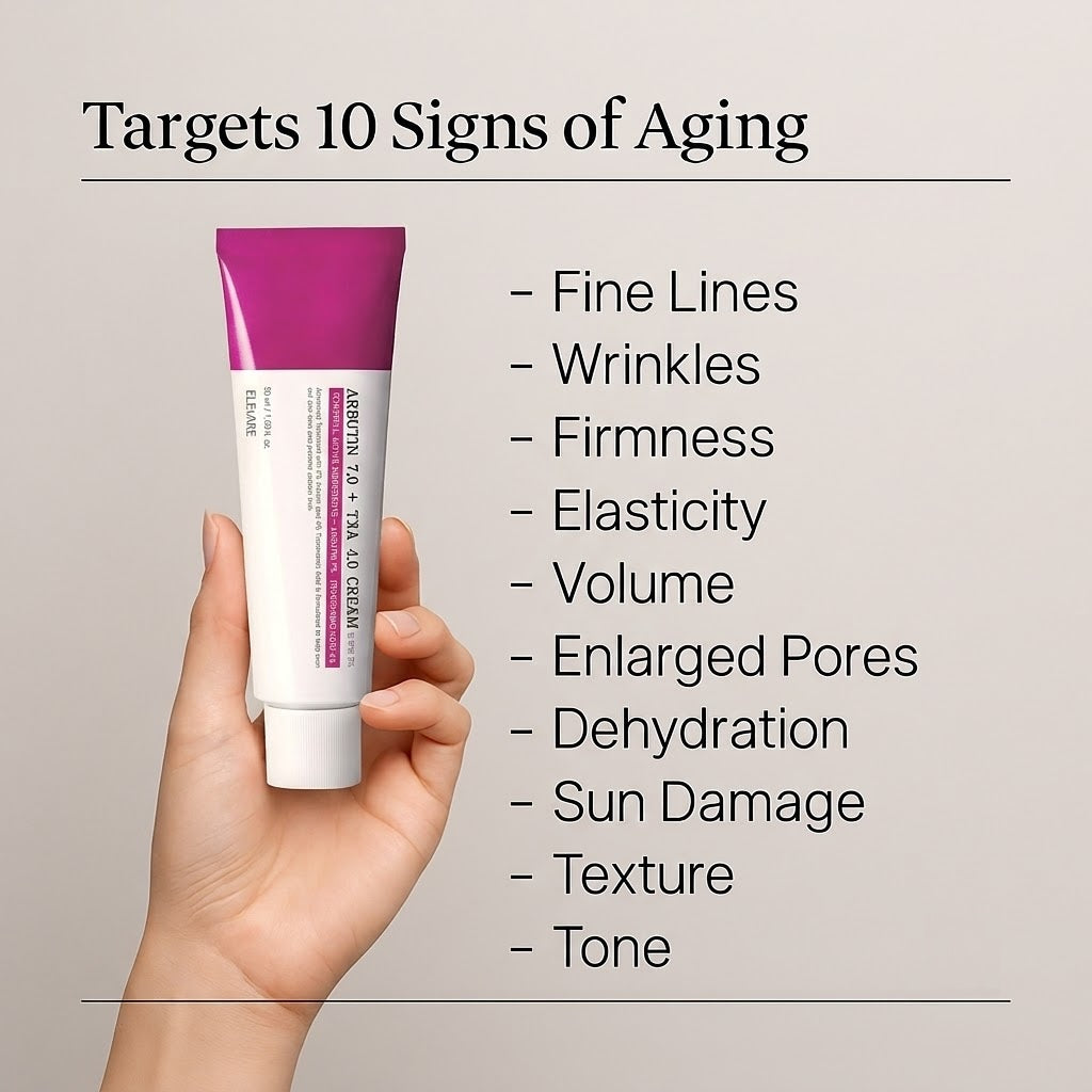 ELEVARE – Arbutin 7% + Tranexamic Acid 4% Cream