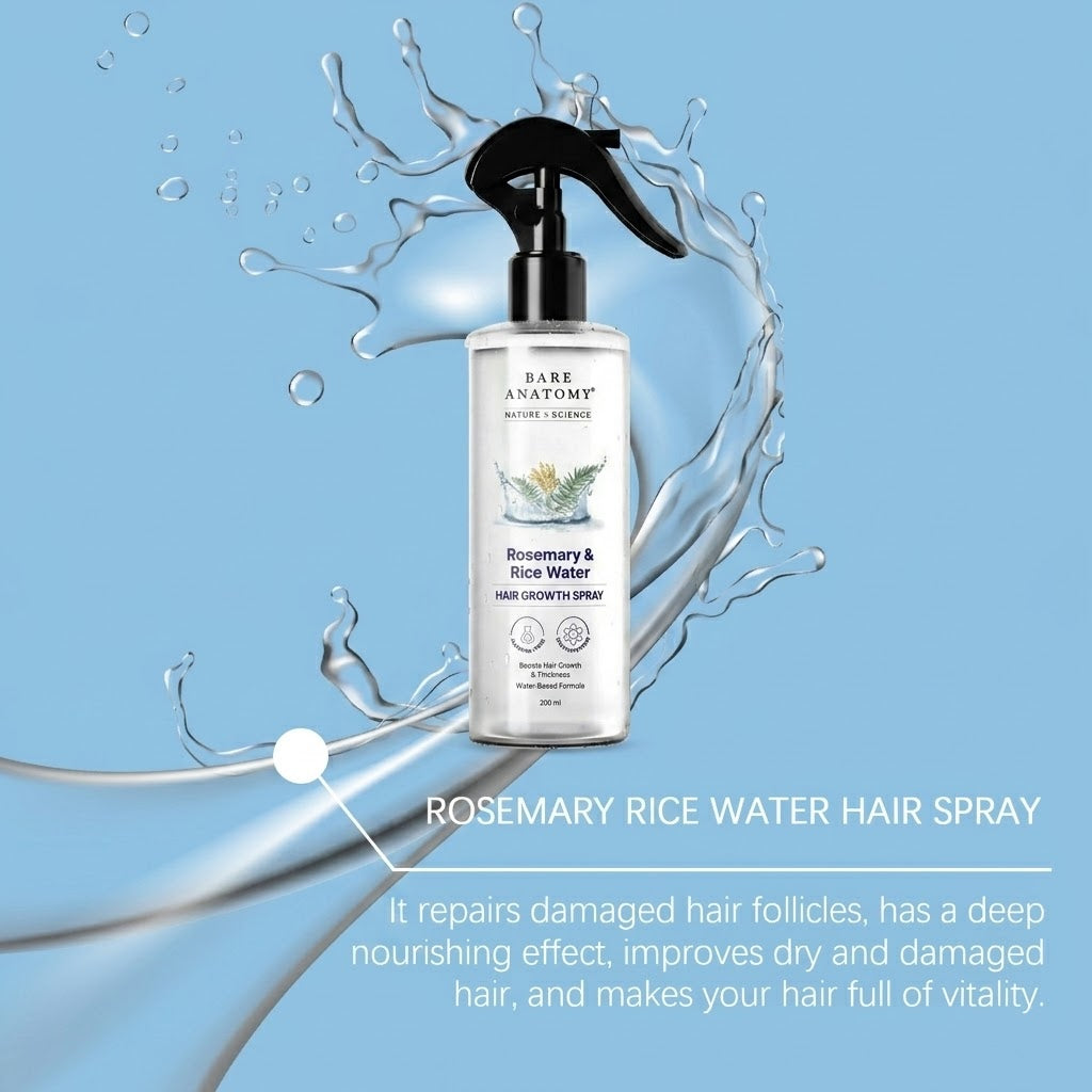 Rosemary & Rice Water Hair Growth Spray