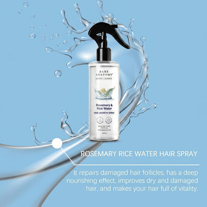 Rosemary & Rice Water Hair Growth Spray