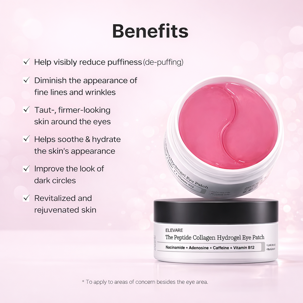 Peptide Collagen Hydrogel Eye Patchs
