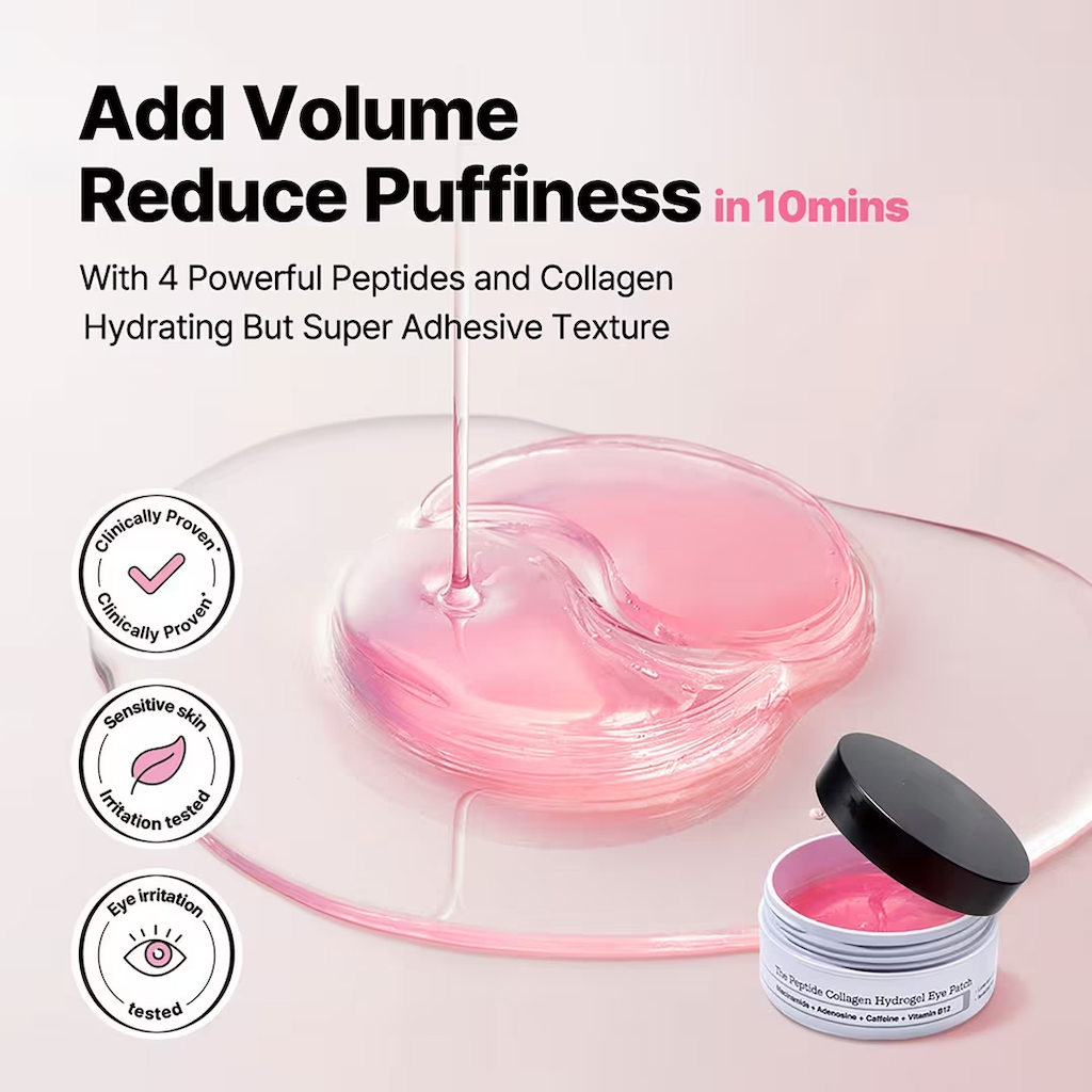 Peptide Collagen Hydrogel Eye Patchs