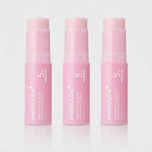 PDRN Pink Collagen Volume Multi Balm Stick - Pack of 3