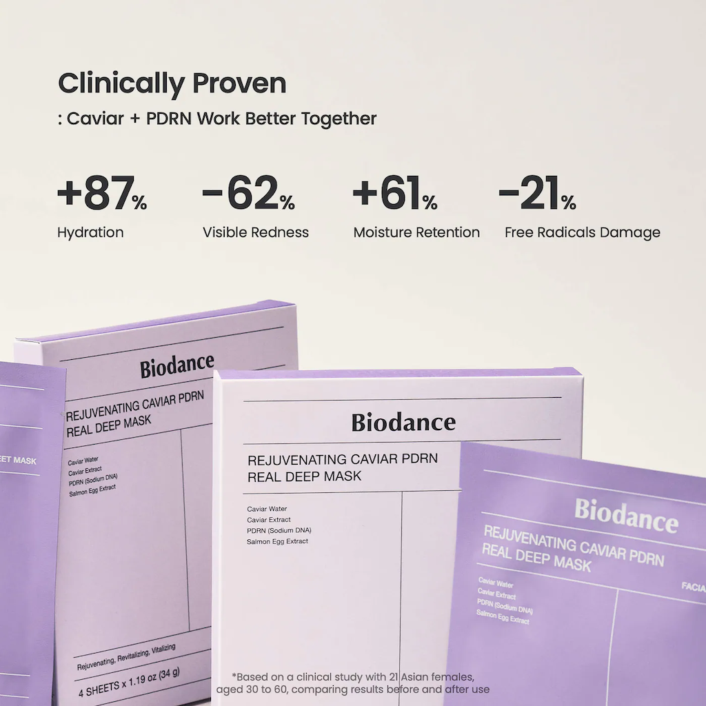 Rejuvenating Caviar PDRN Real Deep Mask