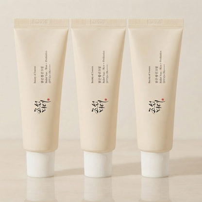 Relief Sun: Rice + Probiotics SPF50+ PA++++ -Pack of 3